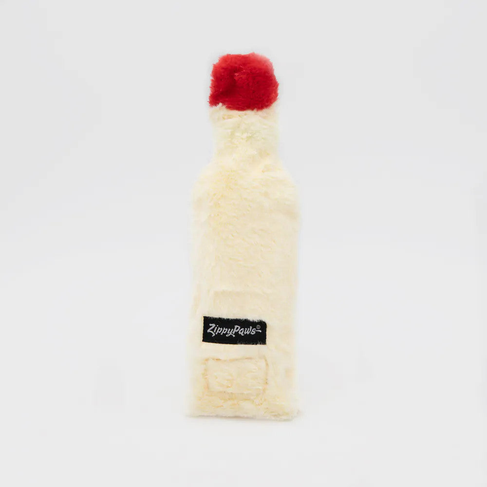 Dog Chew Toy - Bottle - Elf Nog