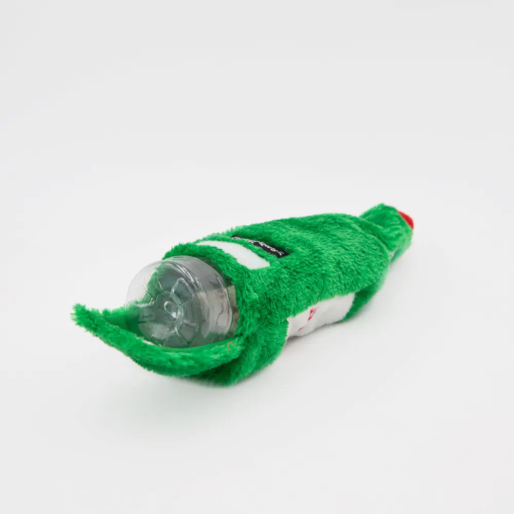 Dog Chew Toy - Bottle - Reindeer Beer