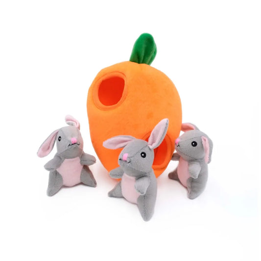 Stuffed Dog Toy - Burrow - Bunny Carrot