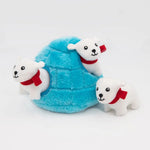 Stuffed Dog Toy - Burrow - Polar Bear Igloo Thumbnail
