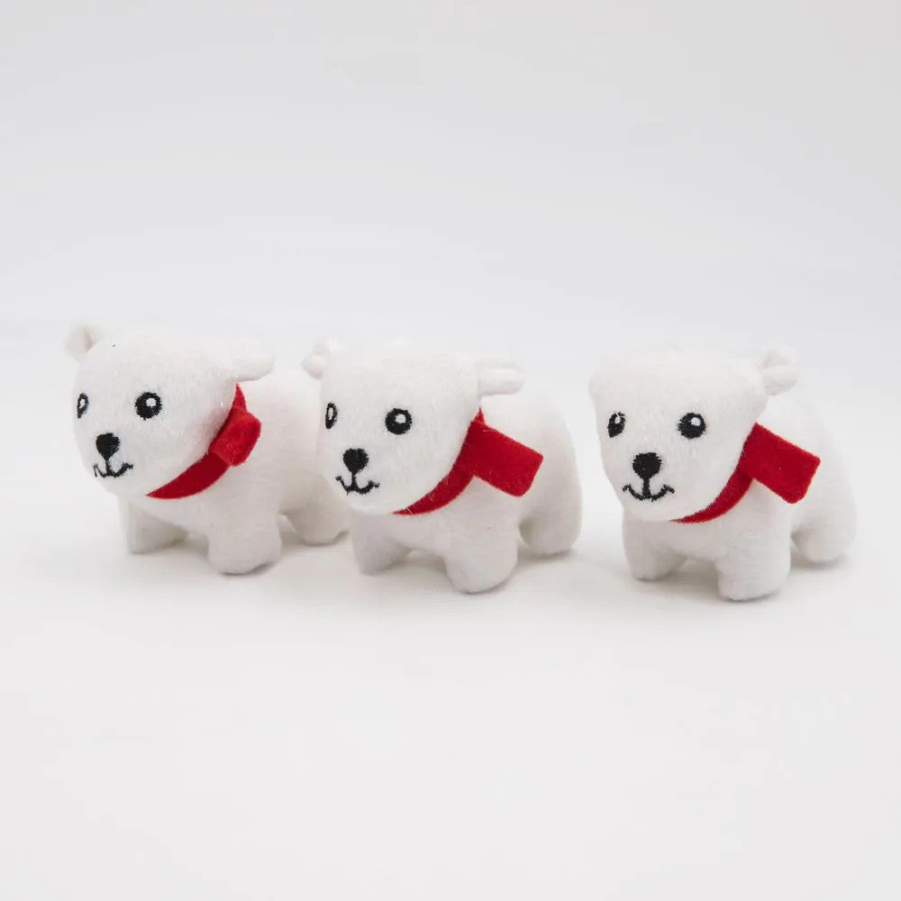 Stuffed Dog Toy - Mini Polar Bear