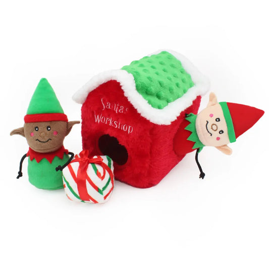 Stuffed Dog Toy - Burrow - Santa's Workshop