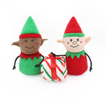 Stuffed Dog Toy - Burrow - Santa's Workshop Thumbnail