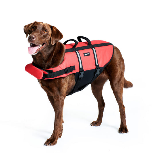 Dog Life Jacket - Red