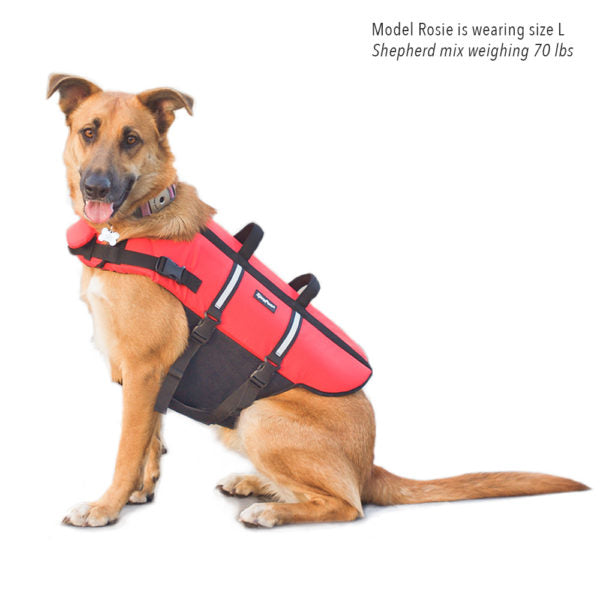 Dog Life Jacket - Red