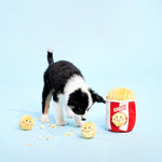 Zippy Paws Stuffed Dog Toy - Burrow - Popcorn Bucket Thumbnail