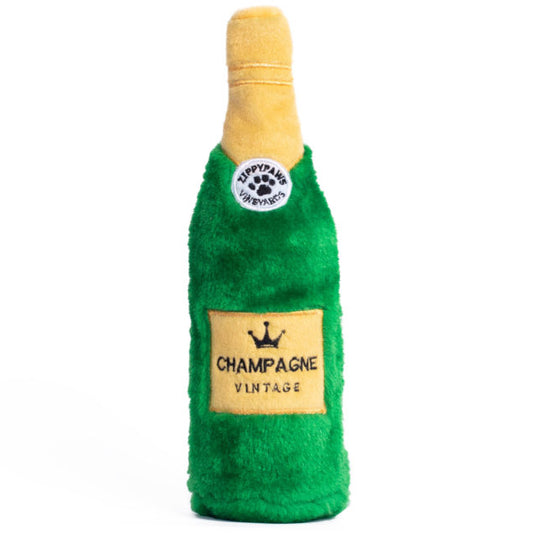Zippy Paws Dog Chew Toy - Bottle - Champagne