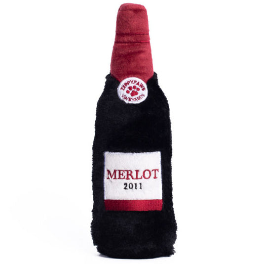 Dog Chew Toy - Bottle - Red Wine