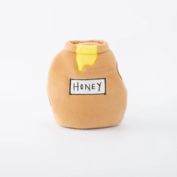 Zippy Paws Stuffed Dog Toy - Burrow - Honey Pot