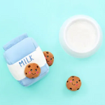 Zippy Paws Stuffed Dog Toy - Burrow - Milk & Cookies Thumbnail