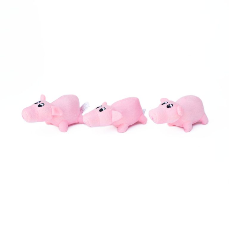 Stuffed Dog Toy - Mini Pink Pig